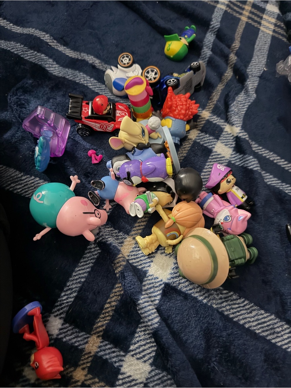 Assorted Kids Toy Figures and Vehicles - Mixed Colors